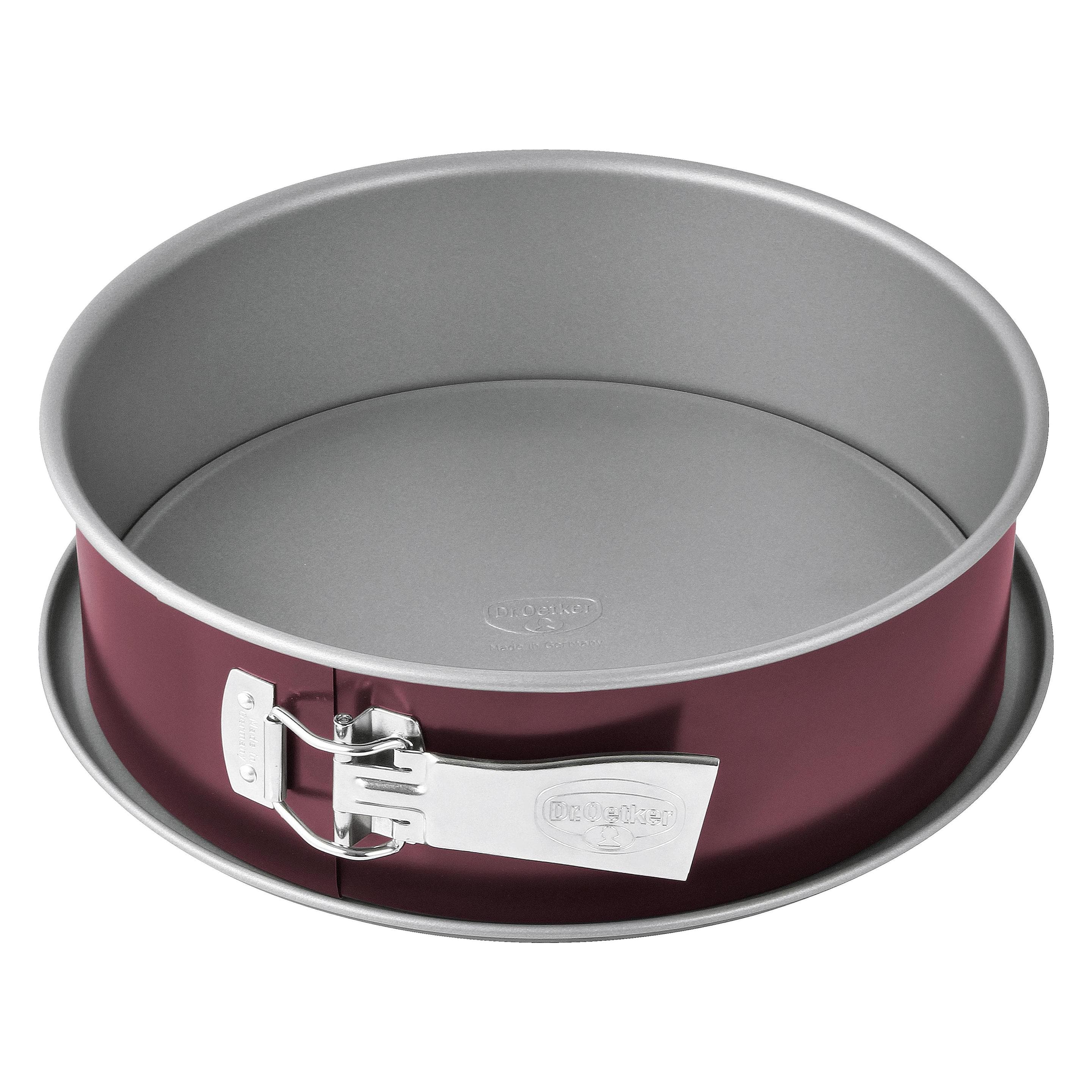 Dr. Oetker Springform Bicolor, Backform, Grau, Rot