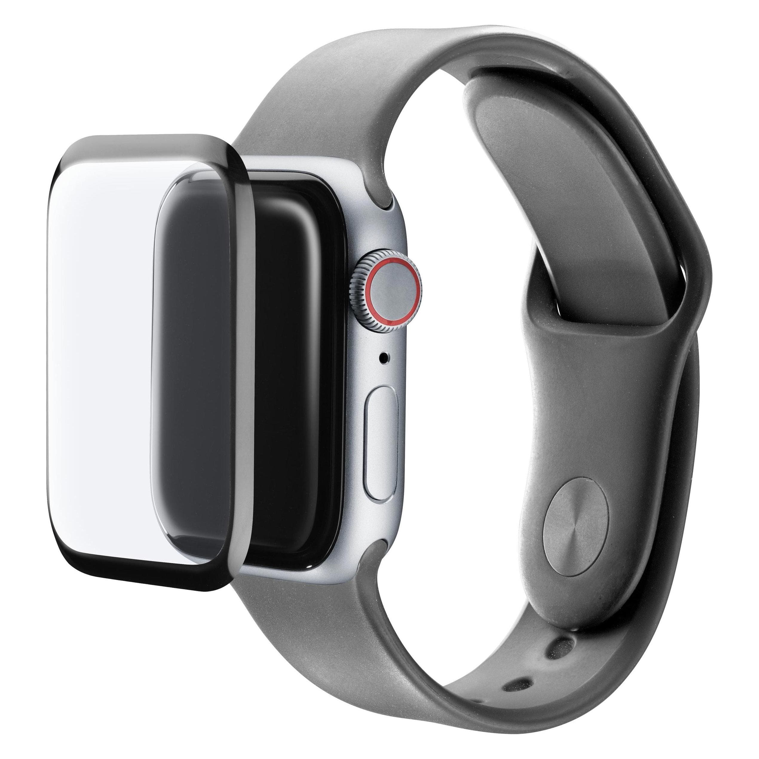 Cellularline Impact Glass Watch - Apple Watch 45mm, Smartwatch Schutzfolie, Transparent