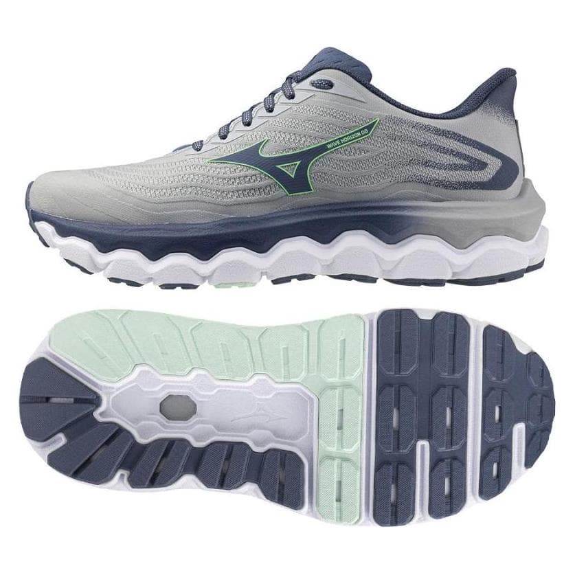 Mizuno, Herren, Laufschuhe, Wave Horizon 8 (40), Blau, Mehrfarbig