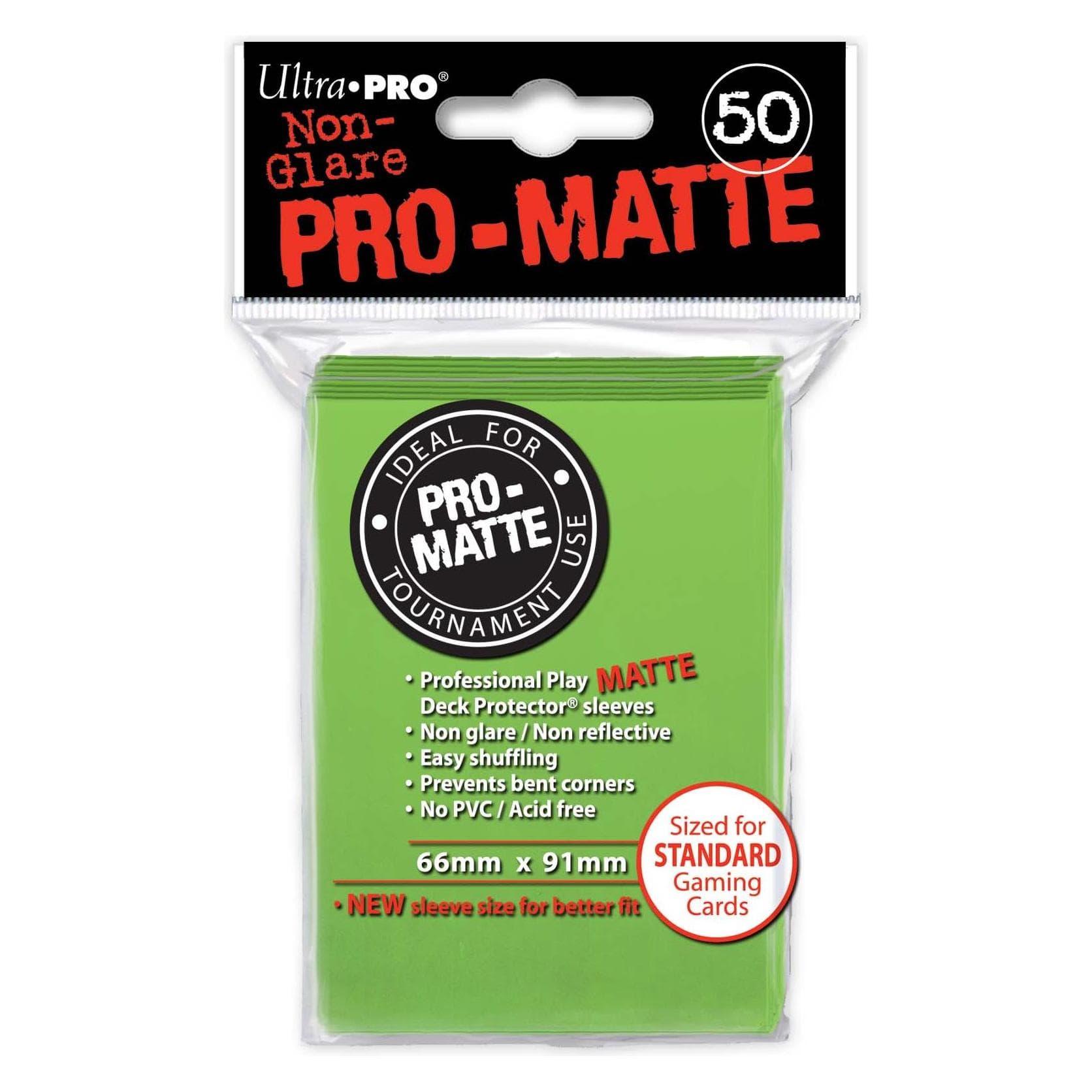 Ultra Pro Lime Green PRO-Matte Standard