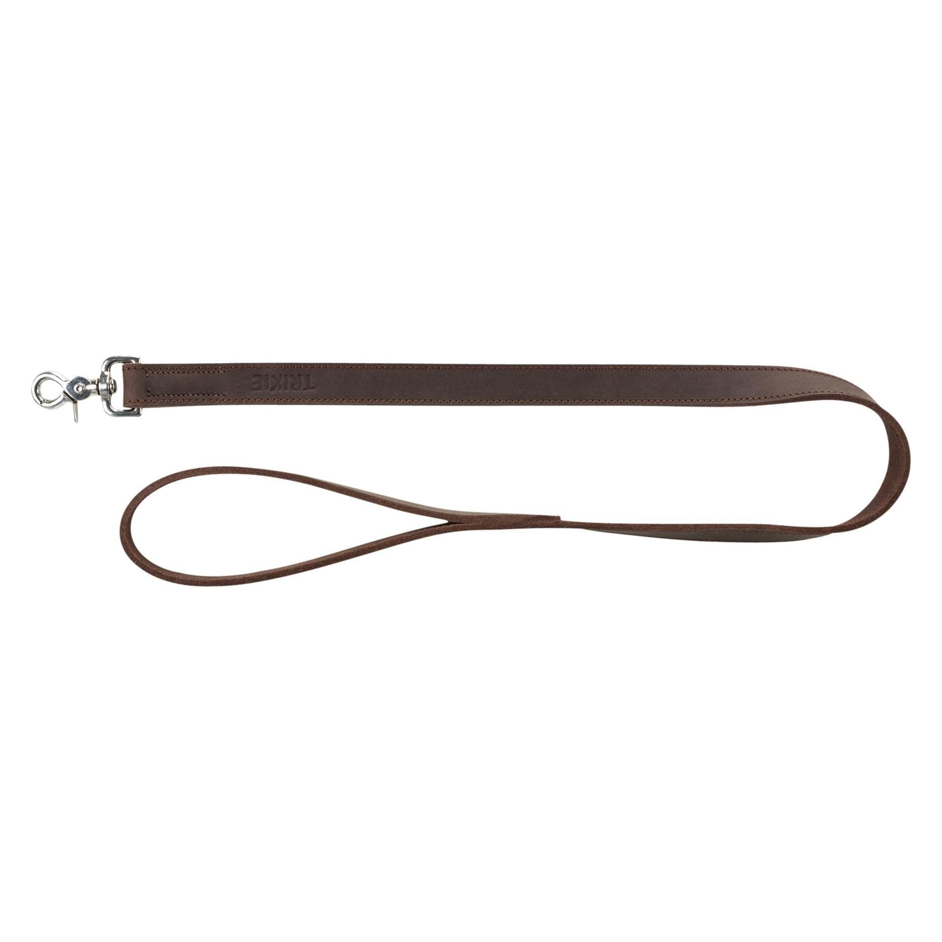 Trixie Rustic Fettleder-Leine (L, XL, Hund), Halsband + Leine