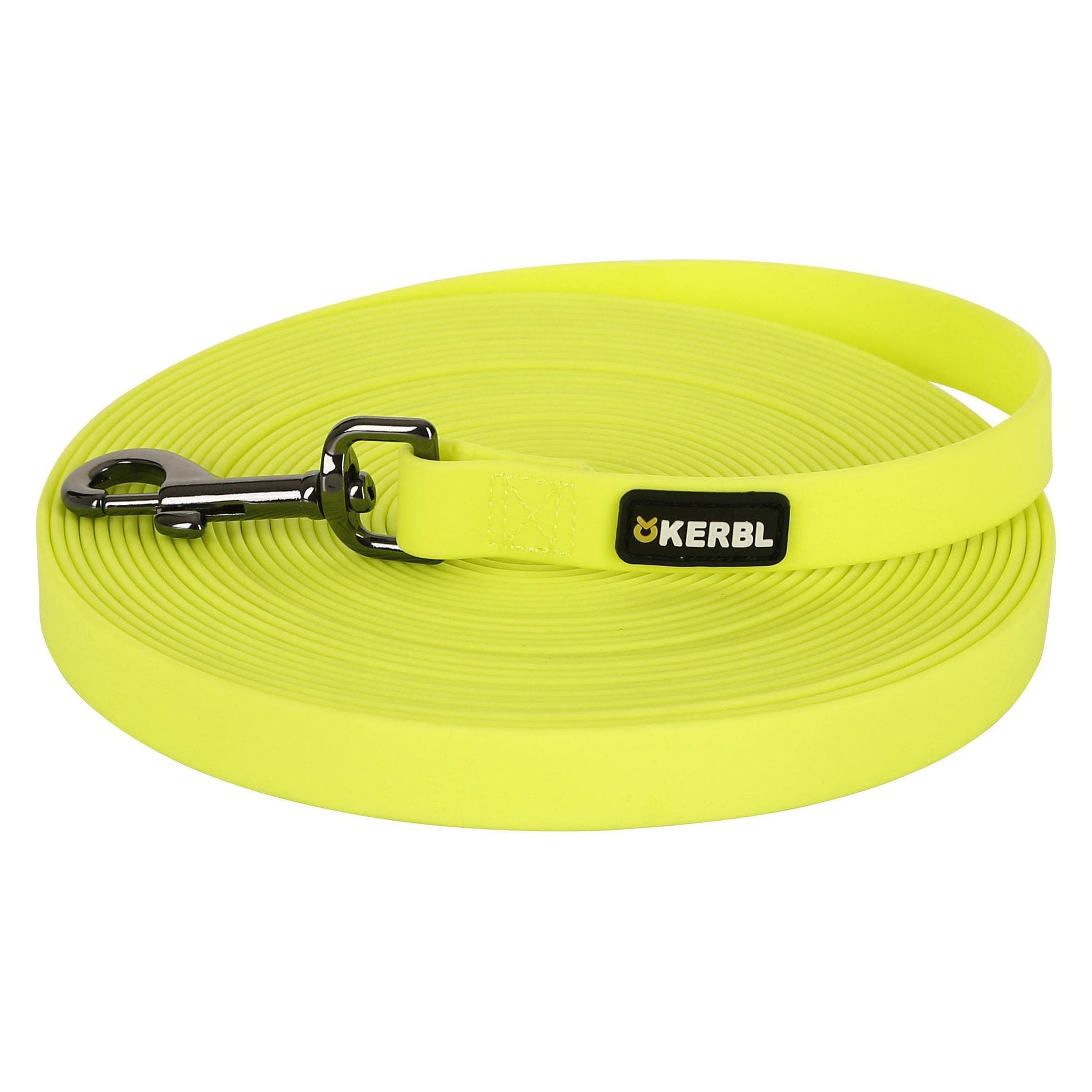 Kerbl Schleppleine Easy Care Neon (Hund, Spazieren), Halsband + Leine