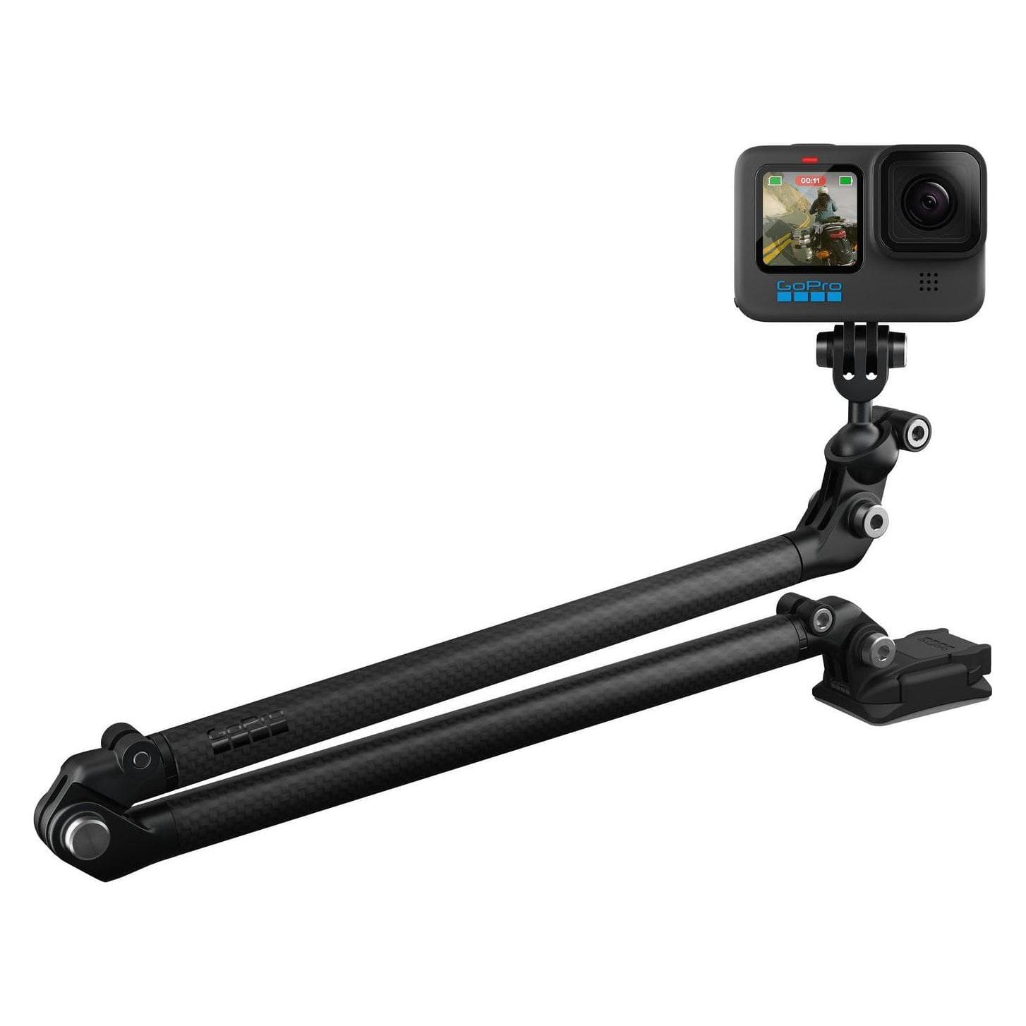 GoPro Boom + Adhesive Mounts, Action Cam Zubehör, Schwarz