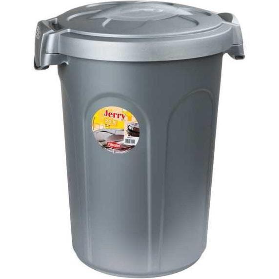 Kerbl Zolux Lebensmittelbehälter Jerry 23 l 37x32x46 cm graue Farbe, Futternapf Zubehör