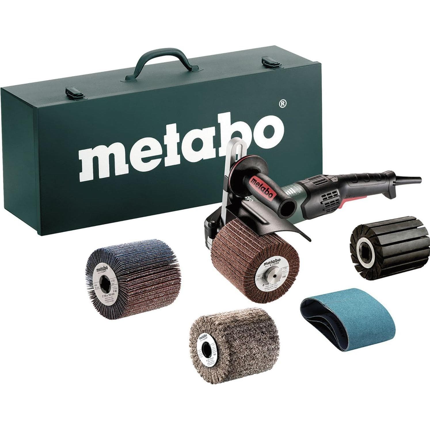 Metabo, Schleifmaschine + Poliermaschine, SE 17-200 RT Set EU (Walzenschleifer)