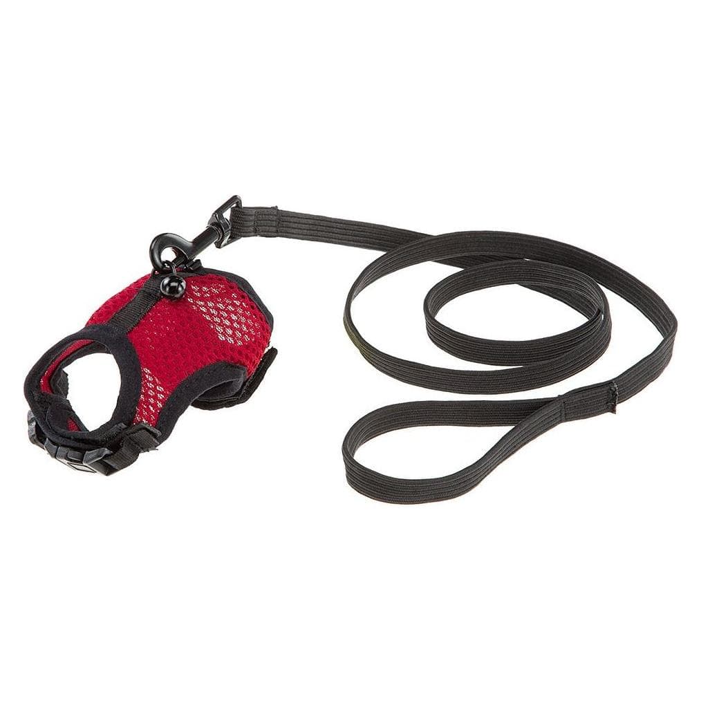 Ferplast Jogging Large - Nagetiergeschirr (L, Nager, Spazieren), Halsband + Leine