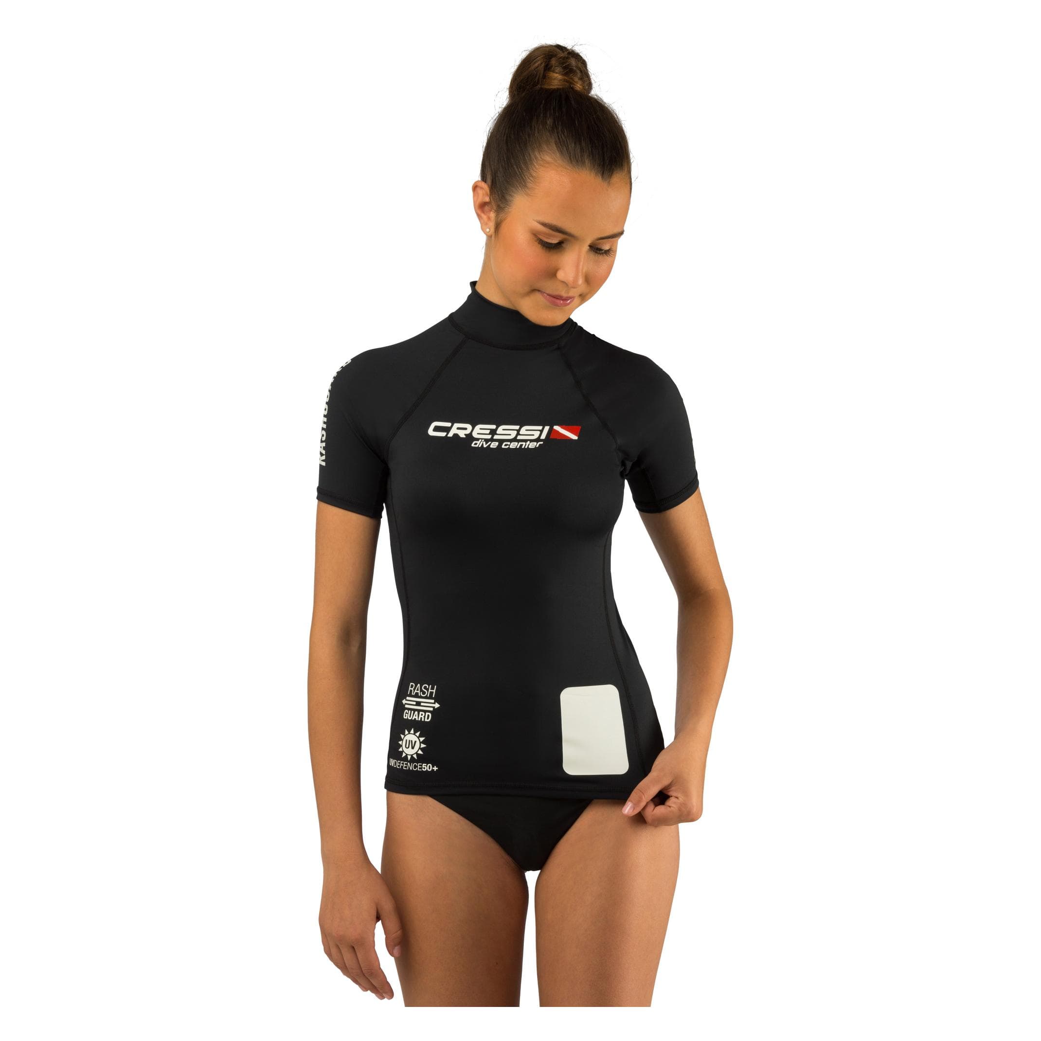 Cressi, Damen, Badeshirts, Dive Center, Schwarz, (38)