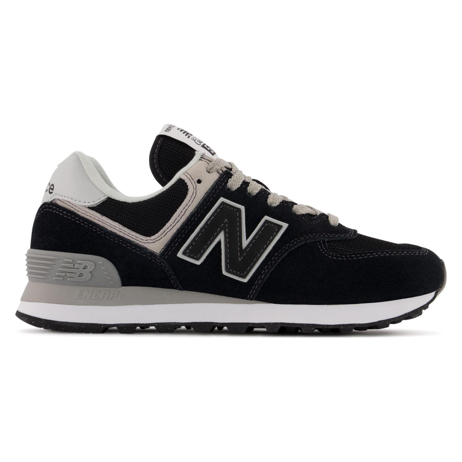 New Balance, Damen, Sneakers, 574, Schwarz, (37)