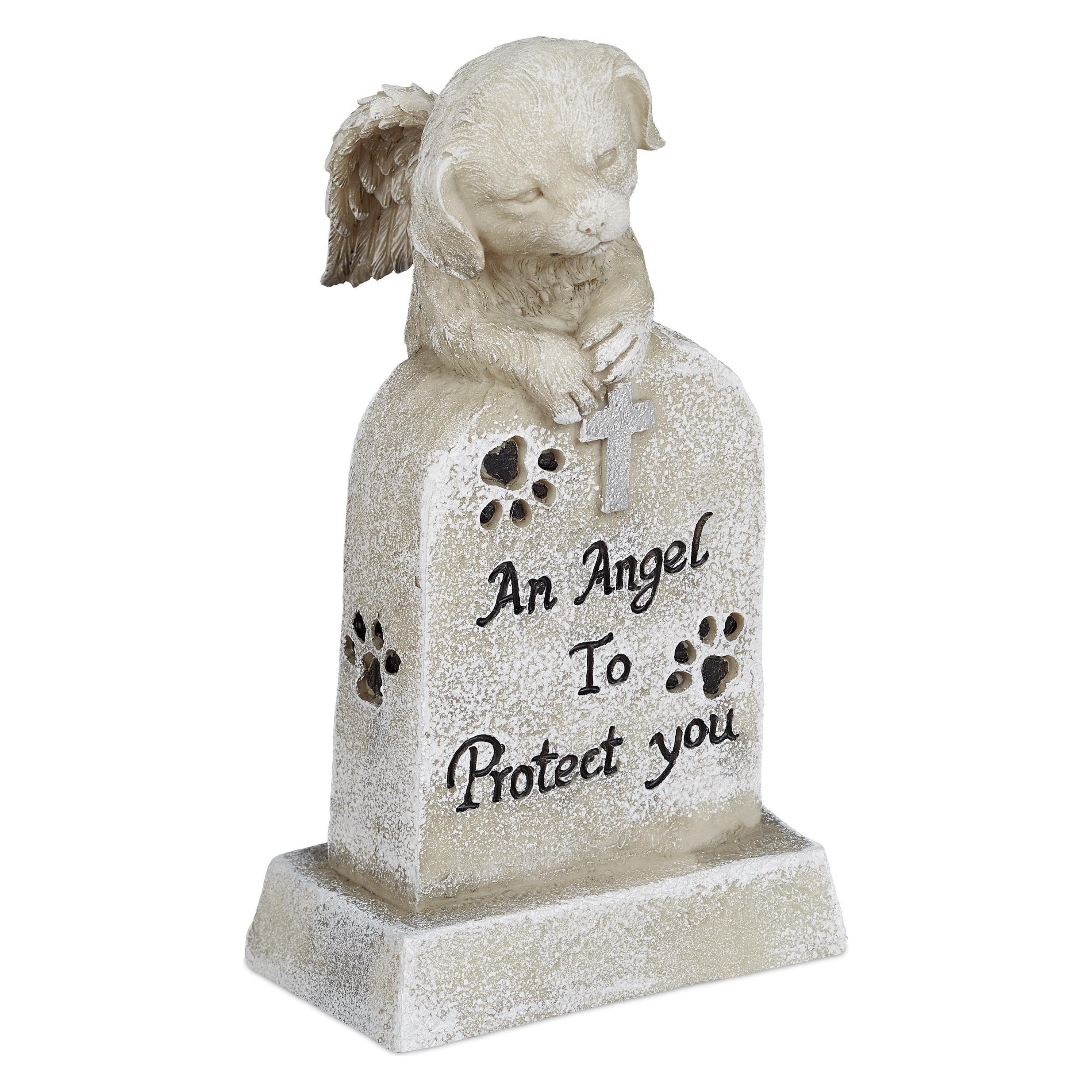 Relaxdays, Aussendekoration, Hunde-Grabschmuck