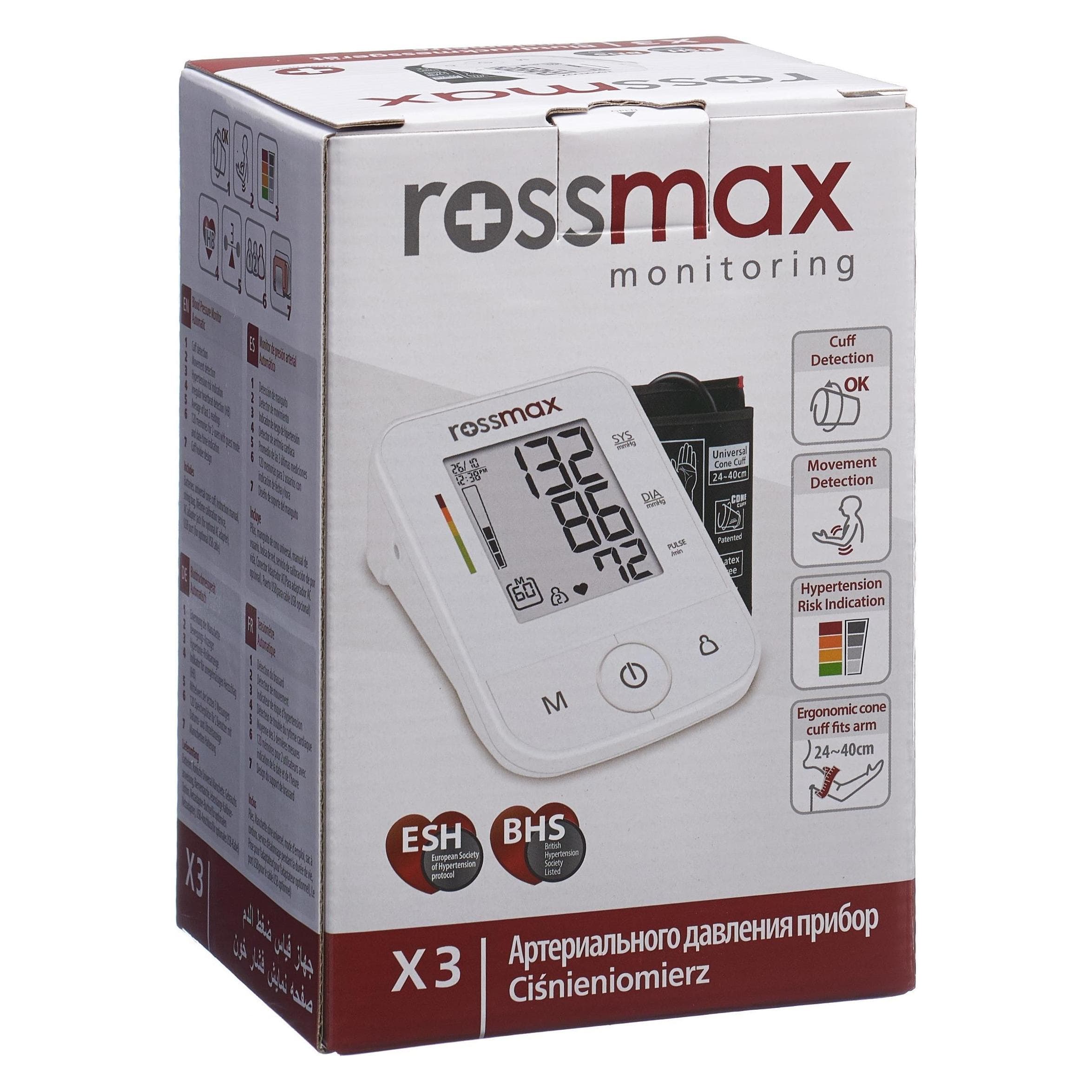 Rossmax, Blutdruckmessgerät, X3