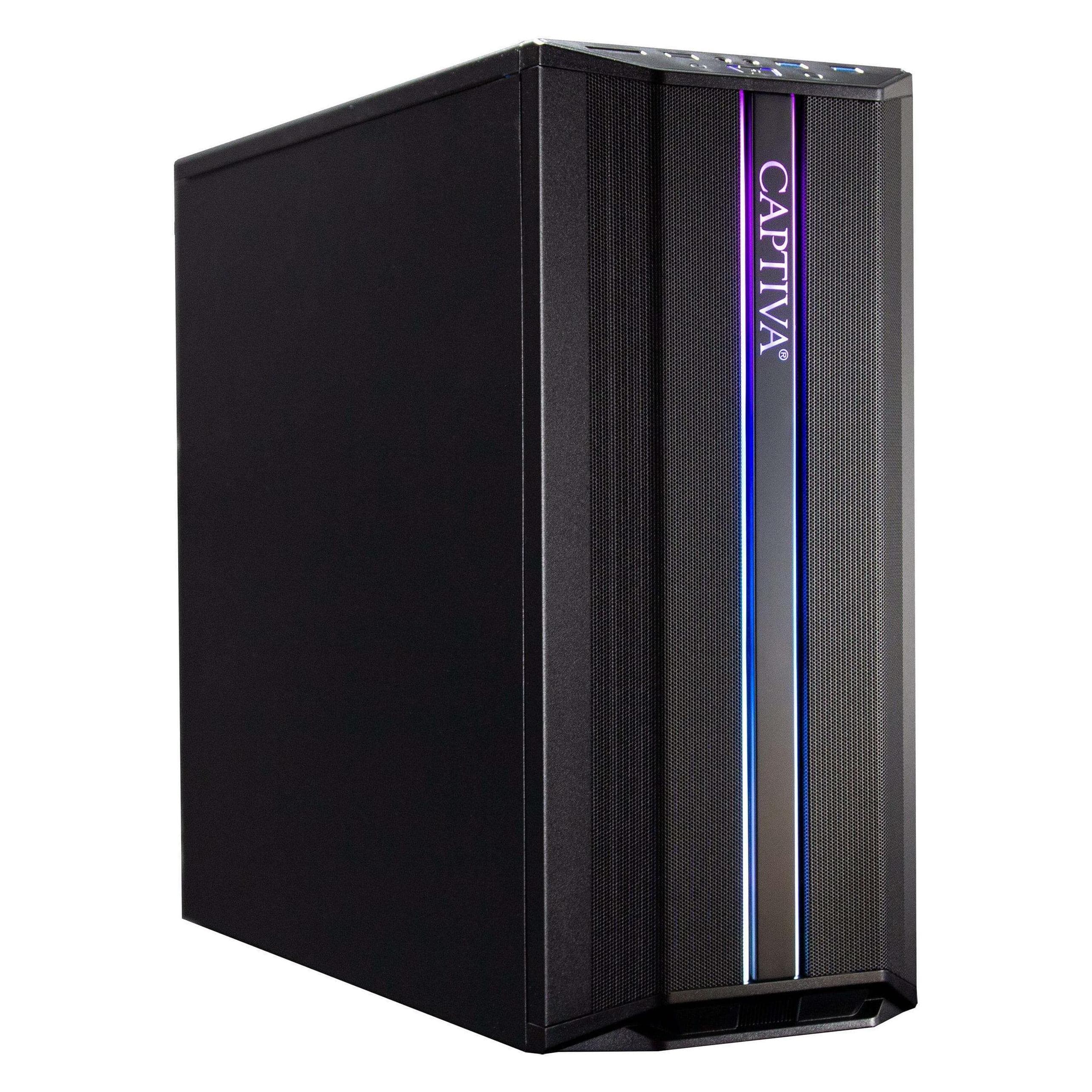 Captiva Power Starter R69-318 (500 GB, 16 GB, AMD Ryzen 5 5600G), PC, Schwarz