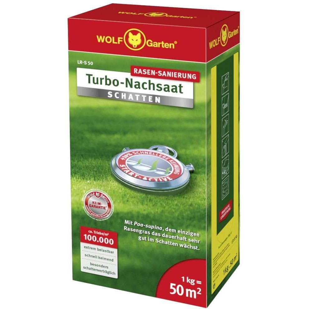Wolf-Garten, Samen, Rasen Sanierung Turbo Nachsaat L-RS 50 (Rasensamen)