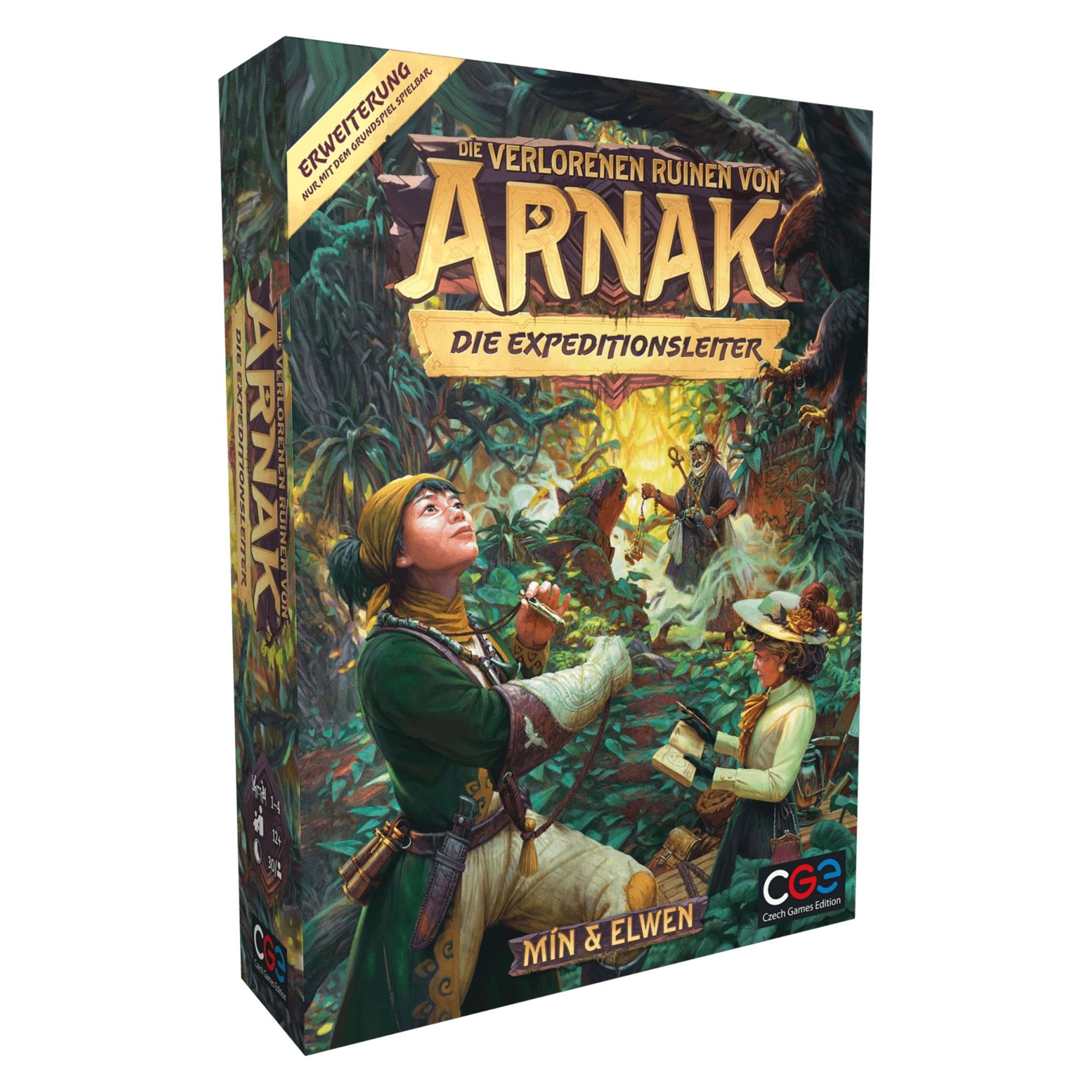 Czech games edition CZ116 - Expeditionsleitung - Brettspiel, für 1-4 Spieler, ab 12 Jahren (DE-Erweiterung) (Deutsch, 1 - 4 Spieler)