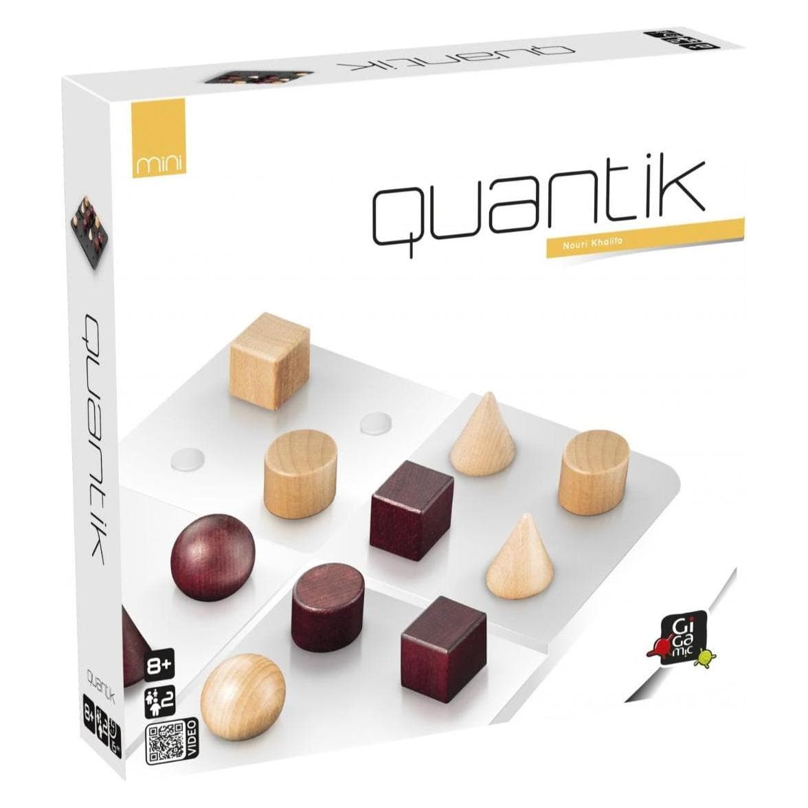 Gigamic Quantik Mini (Deutsch, Englisch, Französisch, Italienisch, 2 Spieler)