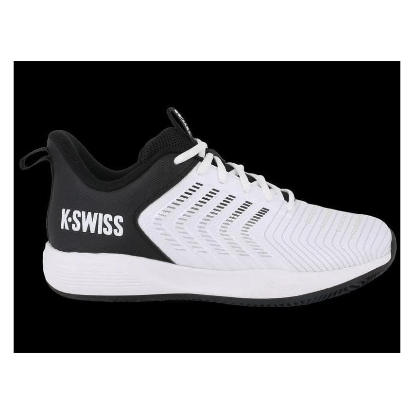 K-Swiss, Herren, Tennisschuhe, Ultraleichte Ton-Kies-Tennisschuhe (41), Weiss
