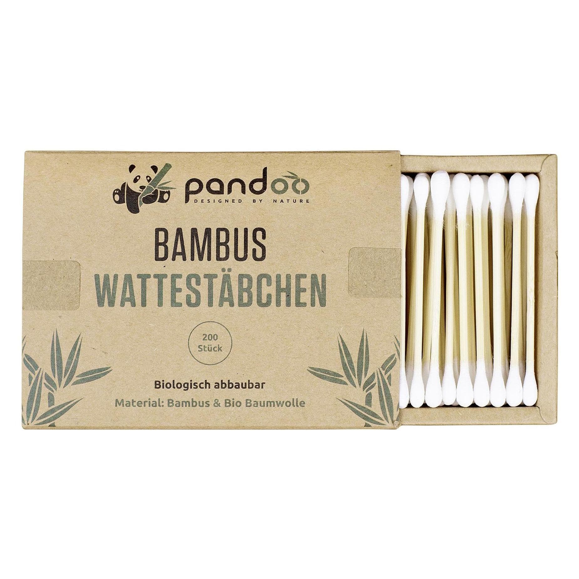Pandoo, Wattestäbchen, Bambus