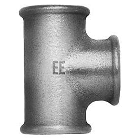 EE Odlewnia, Zubehör Sanitärinstallation, conical tee 2.5 x 5/4 x 2.5 inches galvanized