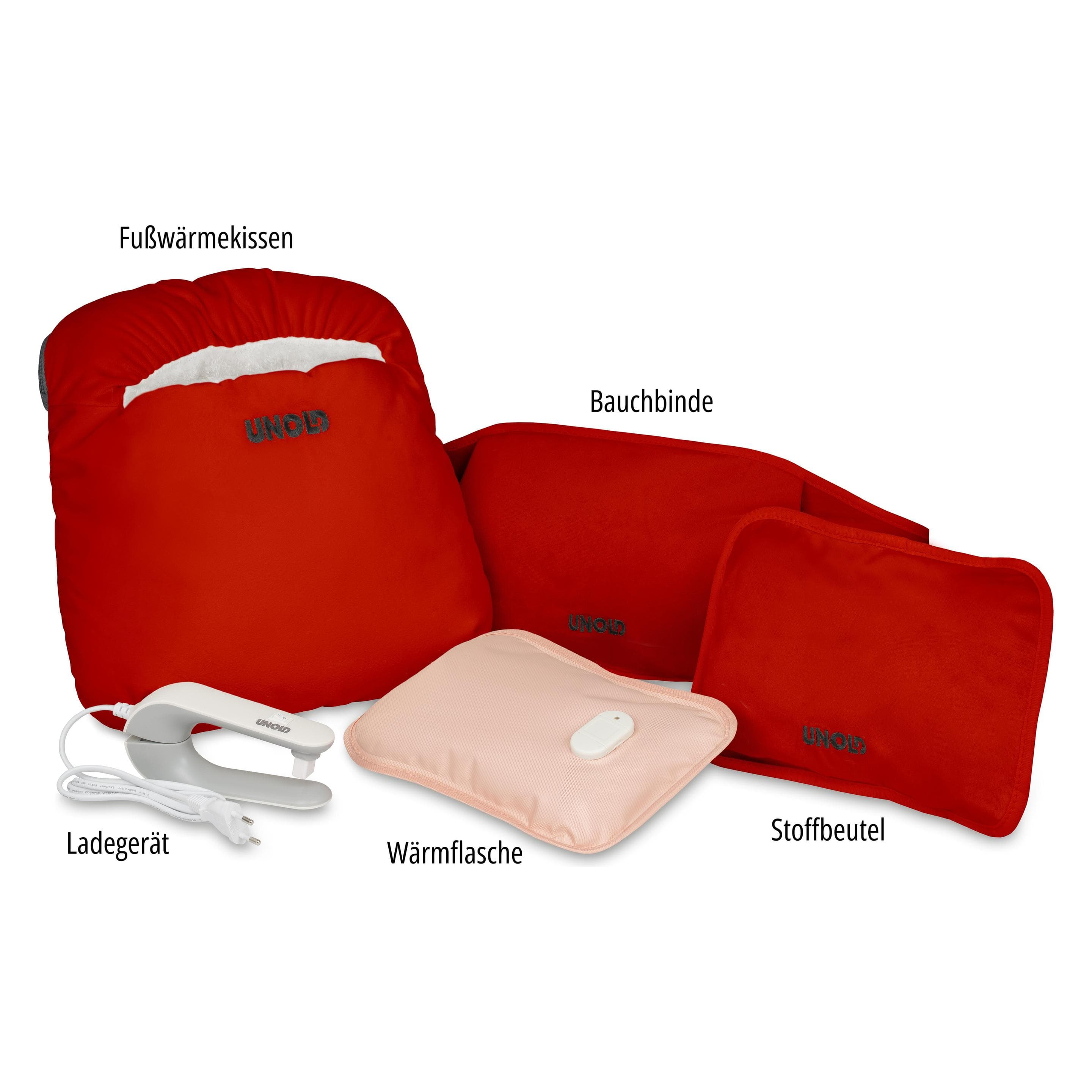 Unold, Bettflasche, 86023 Wärmi Premium Set (Bettflasche mit Bezug)