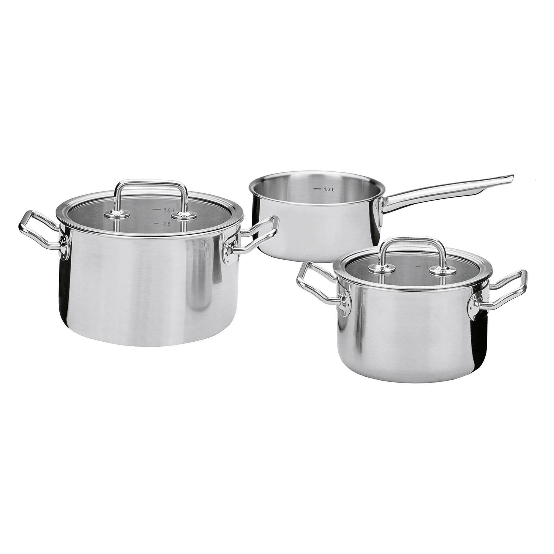 Spring Topf-Set 'Brigade Basic', Pfanne + Kochtopf, Silber