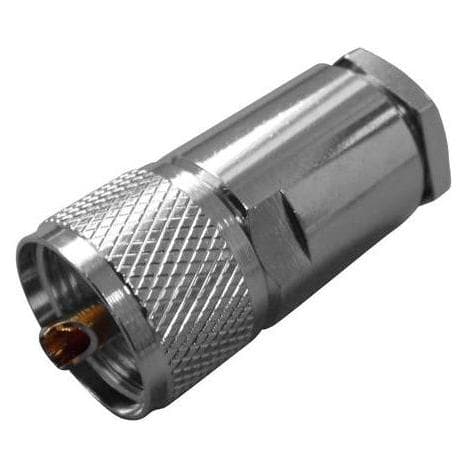 Varia UHF-Stecker für RG213/LMR400 Kabel, Klemm-Version, Elektronikkabel + Stecker