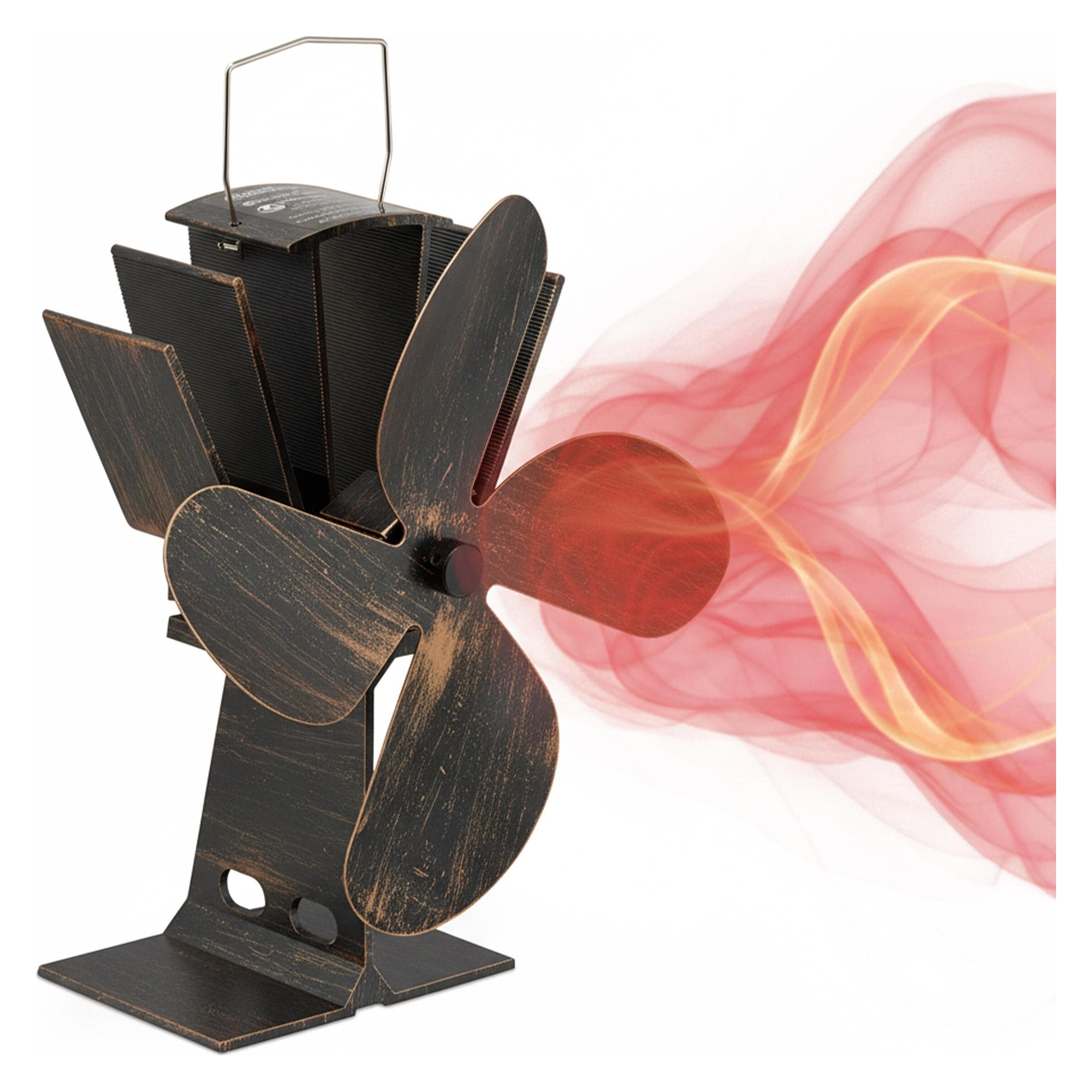 Relaxdays, Zubehör Kerzen + Kamin, Ofenventilator