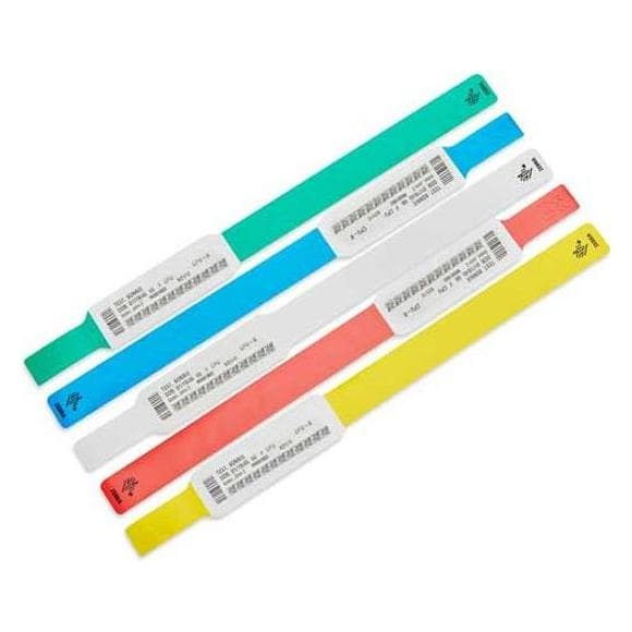 Zebra, Armschmuck, Z-Band UltraSoft Blau, Weiss Krankenhaus-Armband, (15.20 cm, Kunststoff, Plastic)