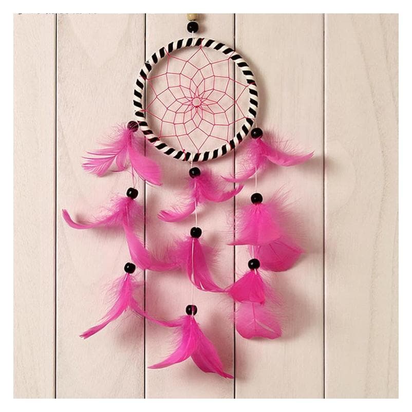 Cover-Discount, Wanddeko, Traumfänger Dreamcatcher indianische Deko pink