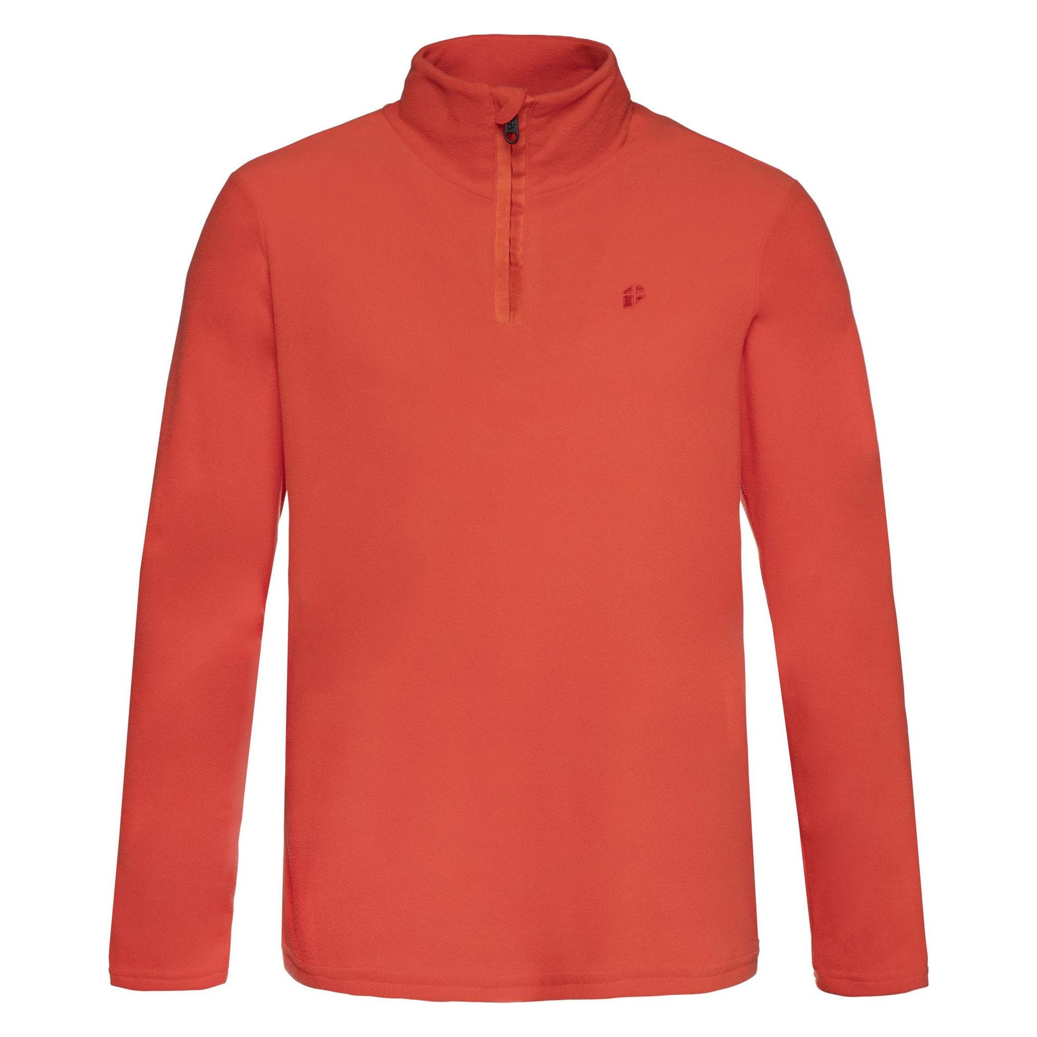 Protest, Herren, Pullover, Herren Fleece Perfecto Mit Kinnschutz Orange Fire L, Orange, (L)
