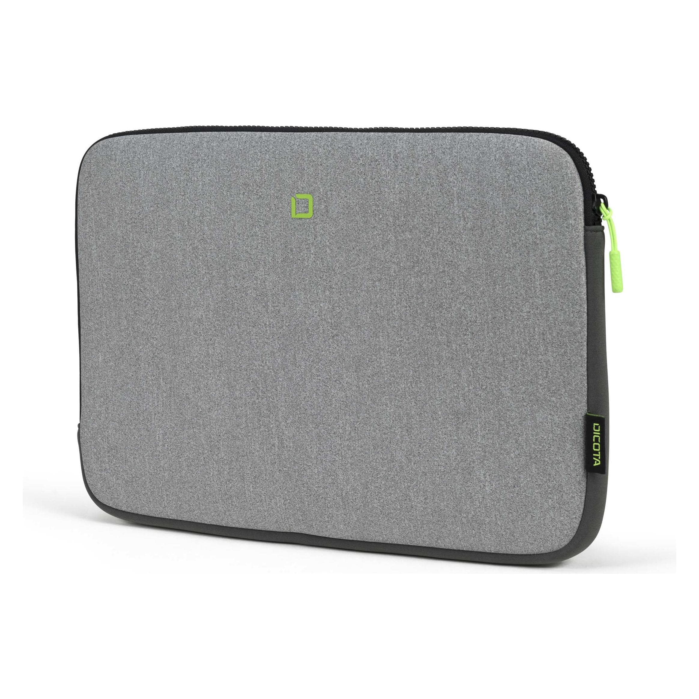 Dicota Skin Flow (14.10", Universal), Notebooktasche, Grau, Grün