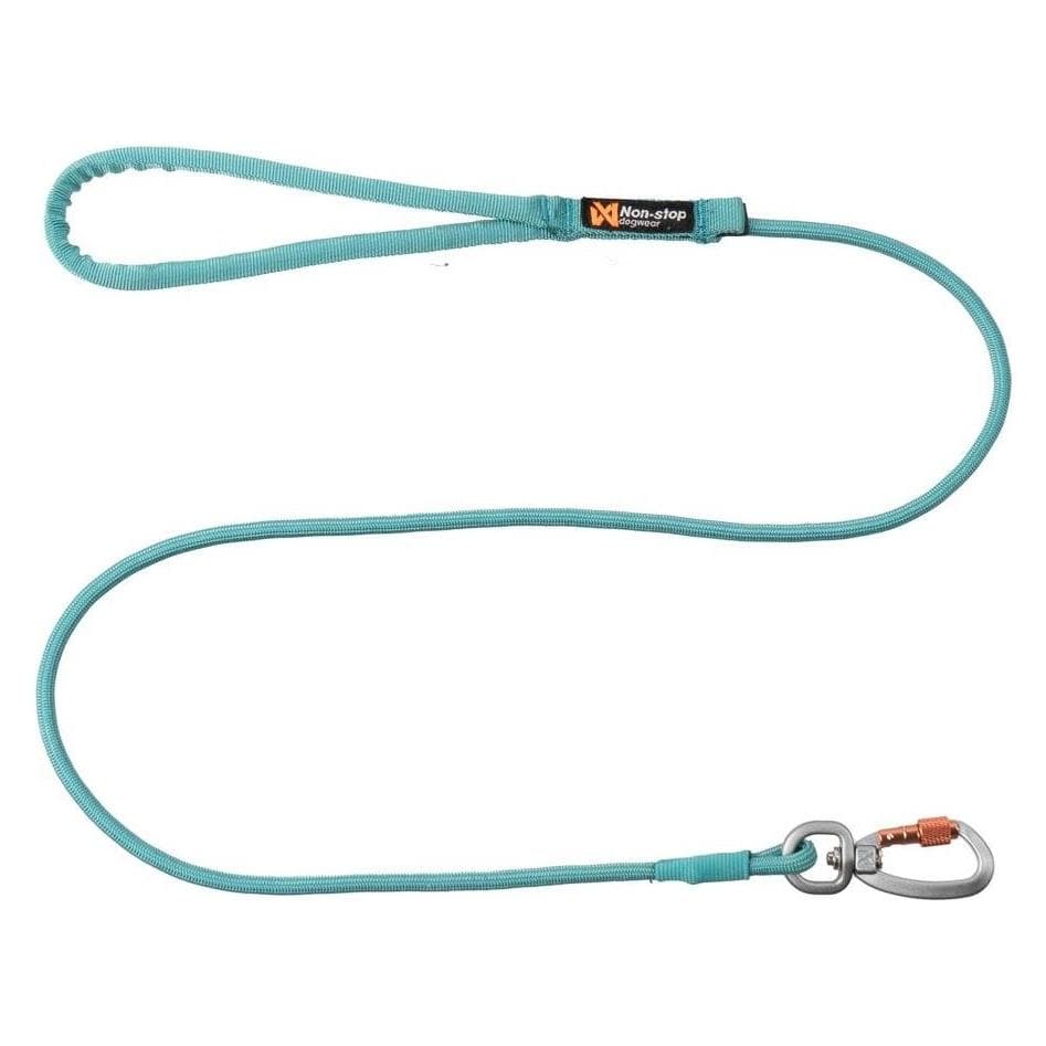 Non-Stop Dogwear Non-Stop Trekking rebline, blågrøn, 2m/8mm (Hund), Halsband + Leine