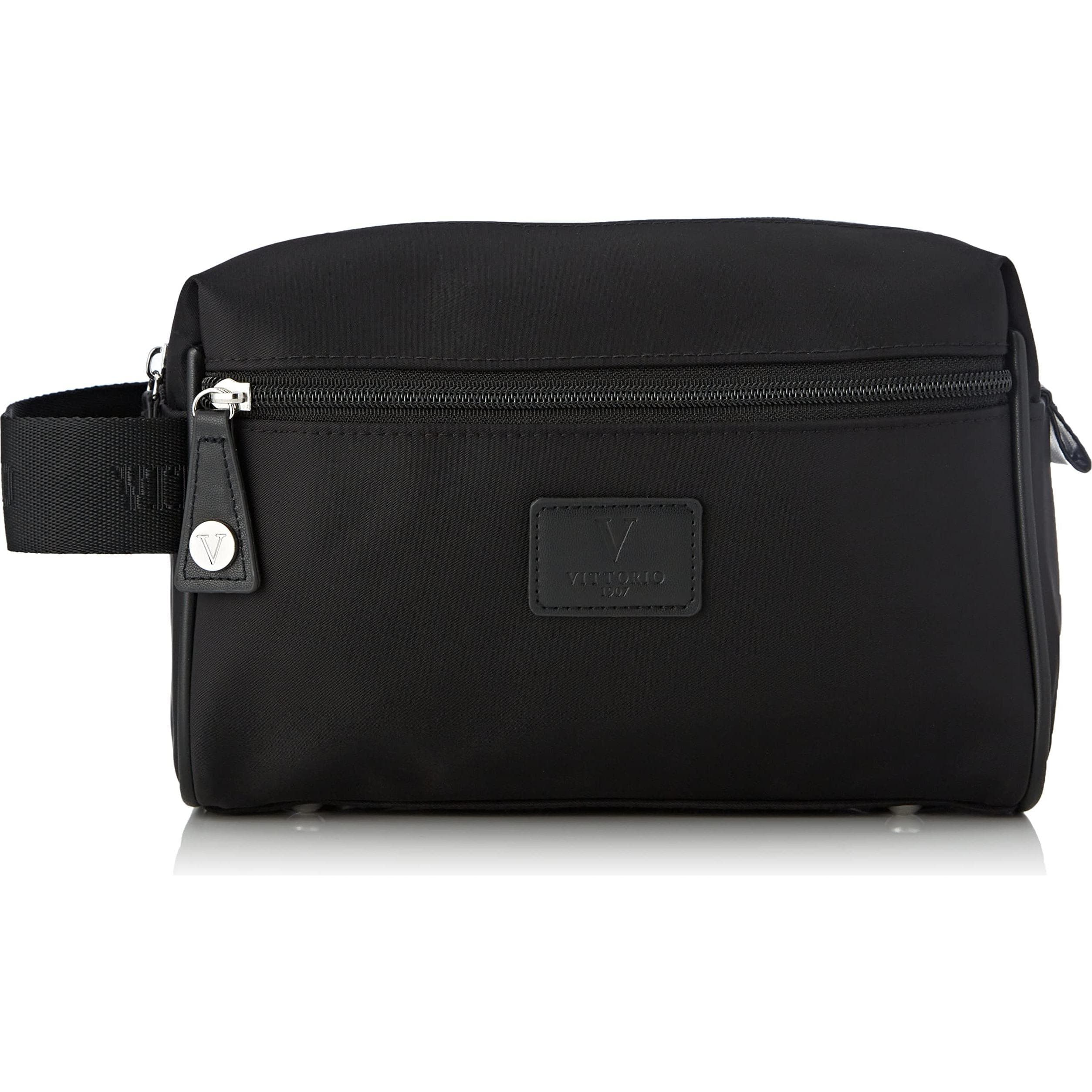 Cimi Vittorio - 2 Room Washbag - Men, Necessaire, Schwarz