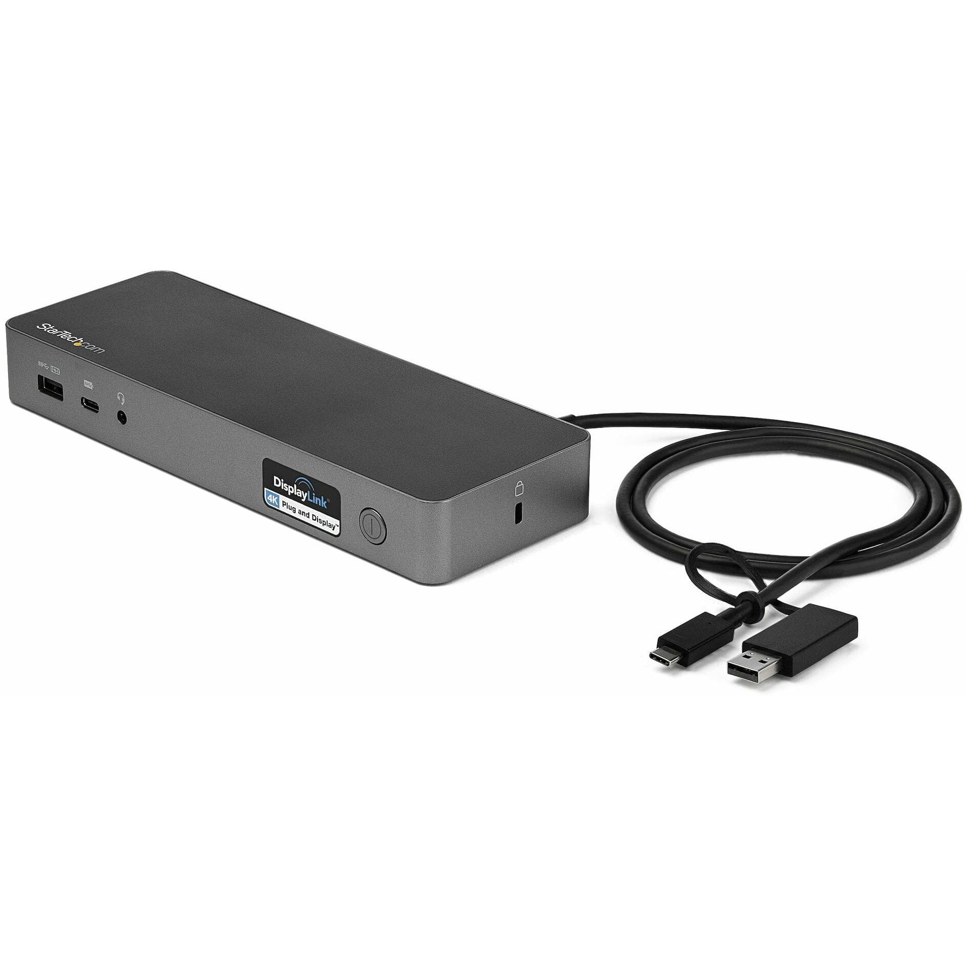 StarTech DK30C2DPPDUE (USB-C, 4 Ports), Dockingstation + USB Hub, Schwarz