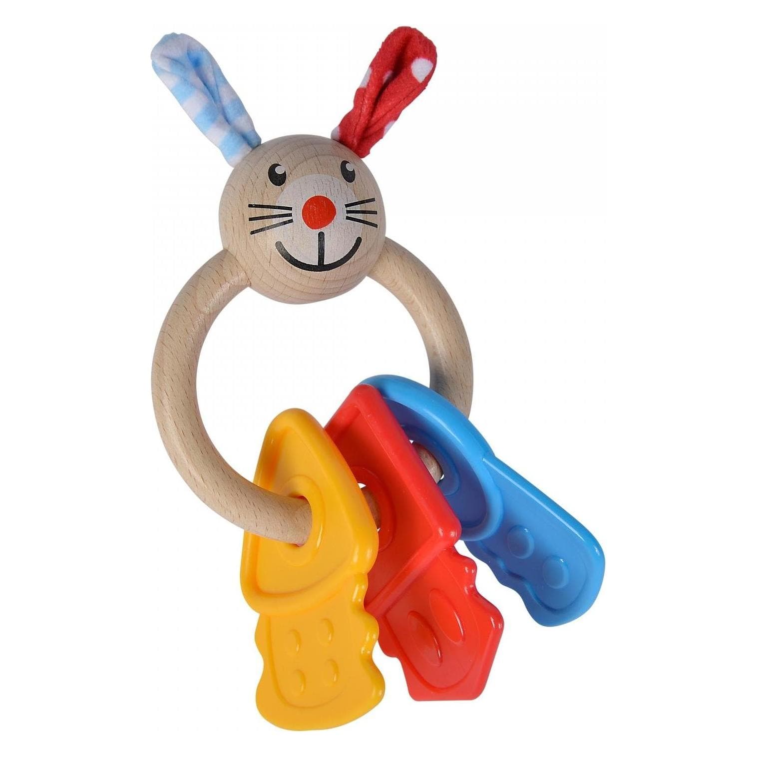 Eichhorn, Beissring, Baby Houten Bijtring Konijn (3 Monate)