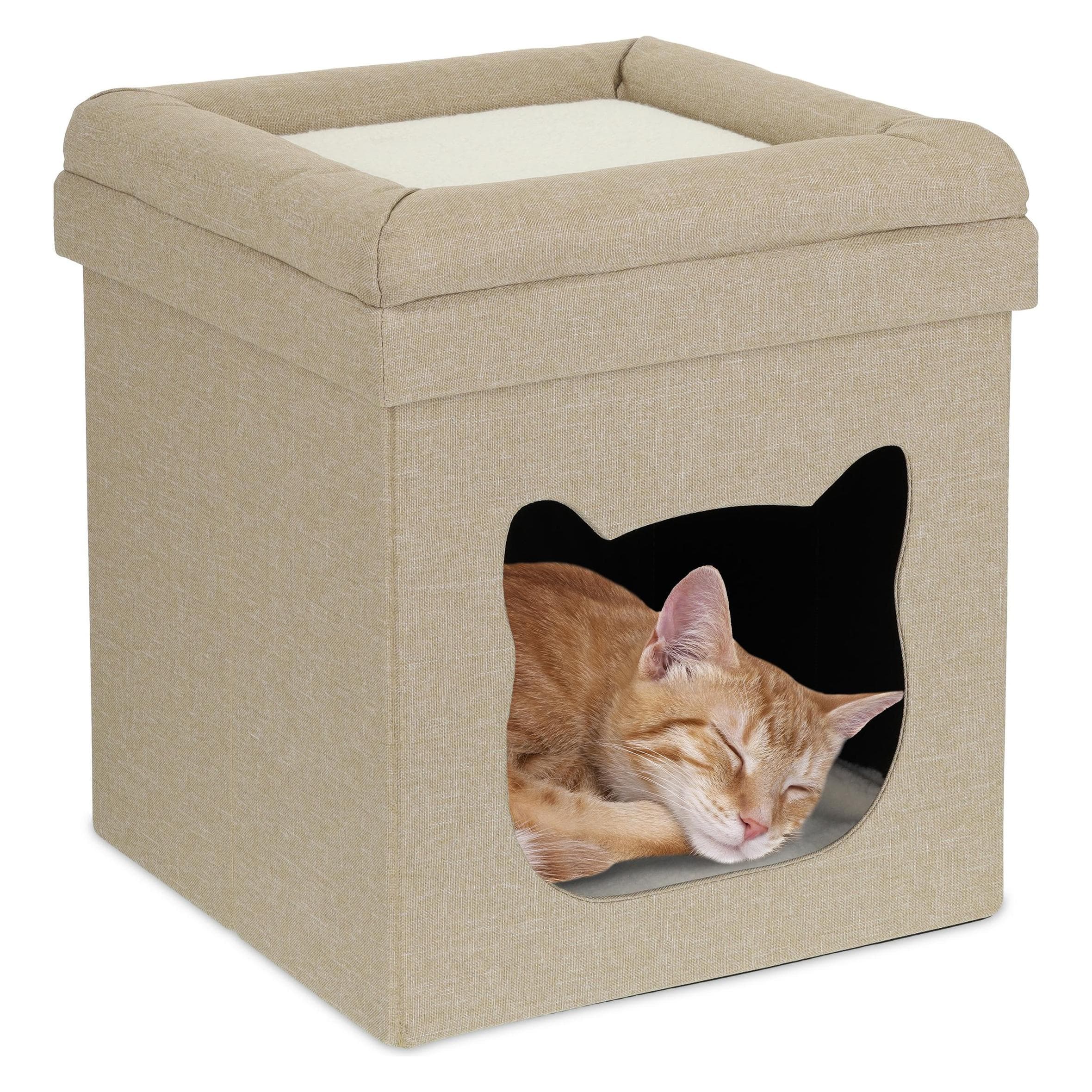 Relaxdays Katzenhöhle (Katze), Hundebett + Katzenbett