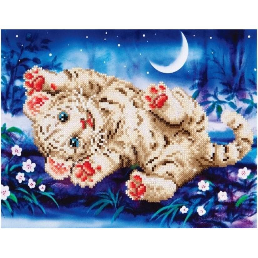 Diamond Dotz Diamond Painting Baby Tiger
