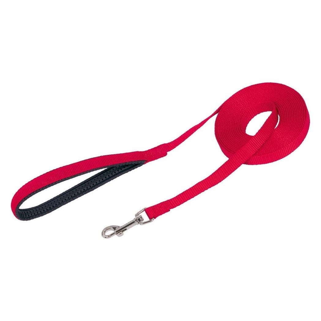 Nobby Schleppleine flach (Hund, Hundesport, Spazieren), Halsband + Leine