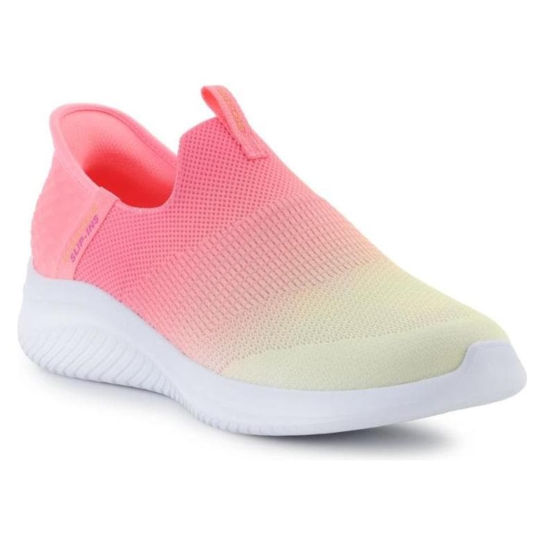 Skechers, Damen, Sneakers, Slip-Ins Ultra Flex 3.0 für Damen - Beauty Blend Schuhe, Pink, Gelb, (39.5)