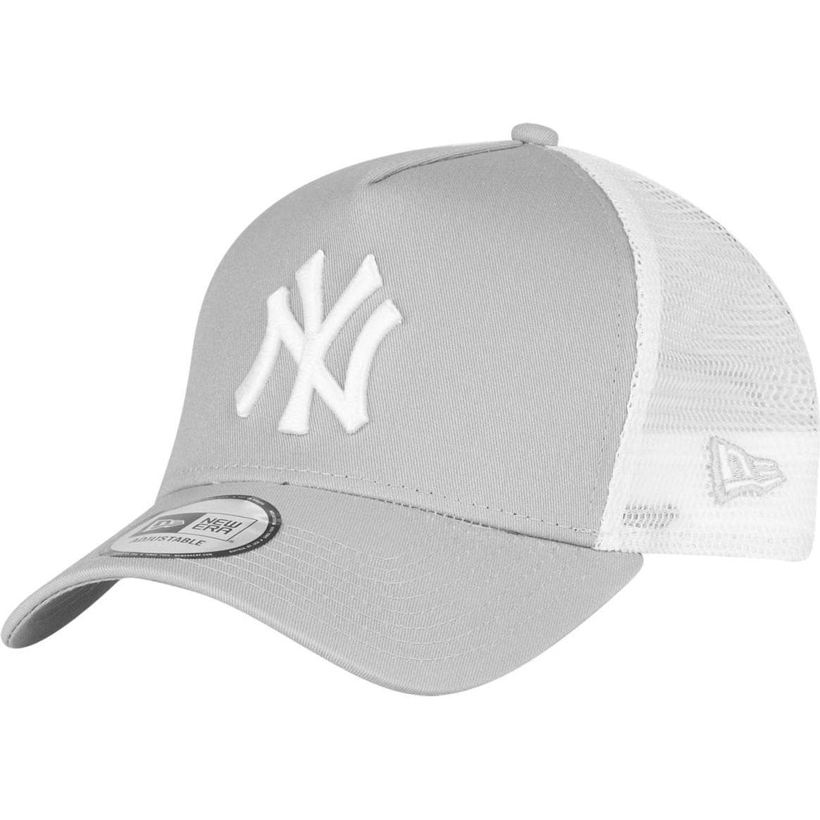 New Era, Herren, Cap, Clean A Frame Trucker MLB NY Yankees, Grau, (One Size)