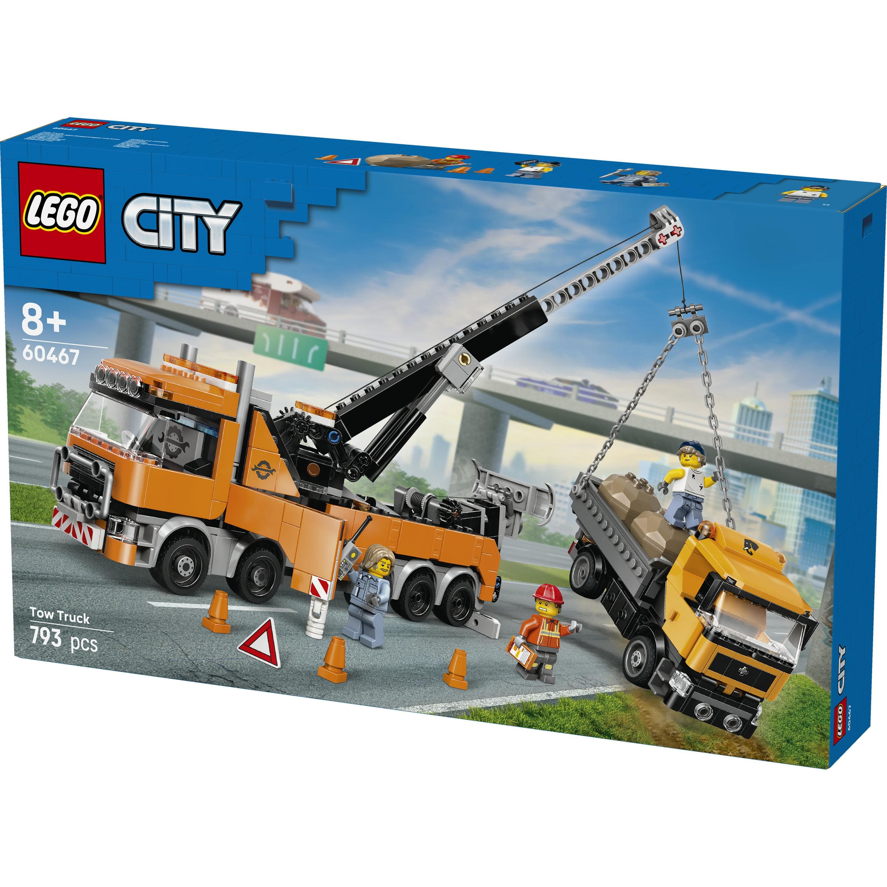 LEGO Schwerlast-Abschleppwagen mit Kran (60467, LEGO City)