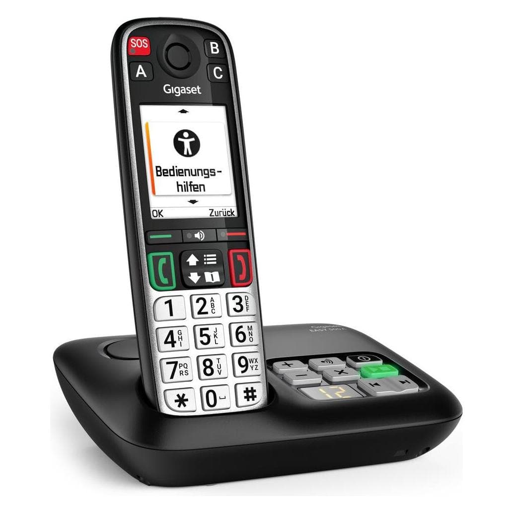 Gigaset EASY 500 AM sw, Telefon, Schwarz
