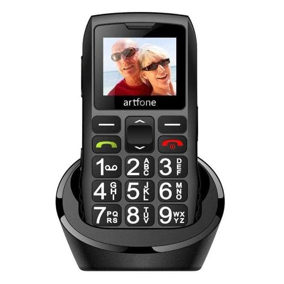 Artfone C1 + (1.77"), Tastenhandy, Schwarz
