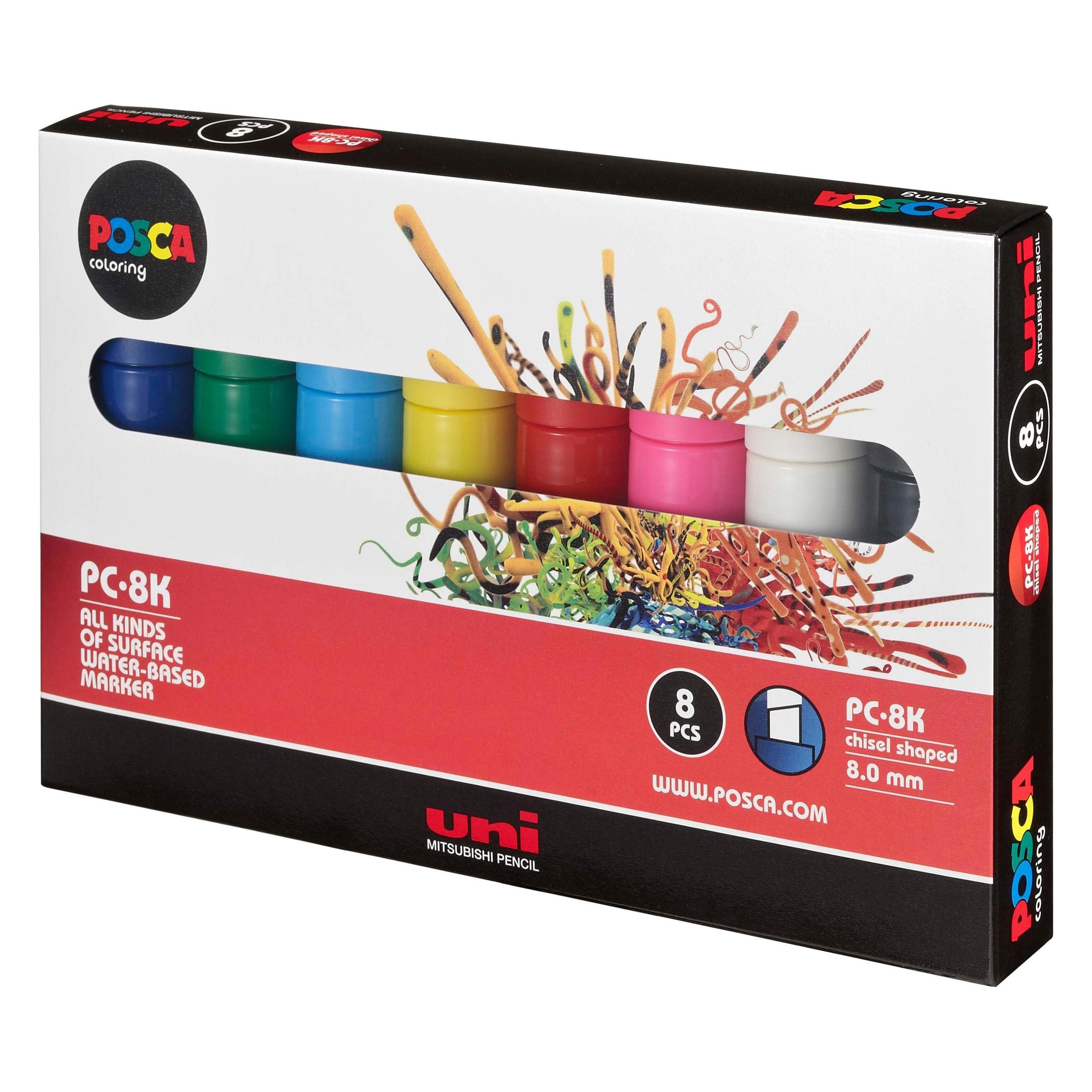 Posca, Marker, Marker PC-8K Keilspitze (8x)