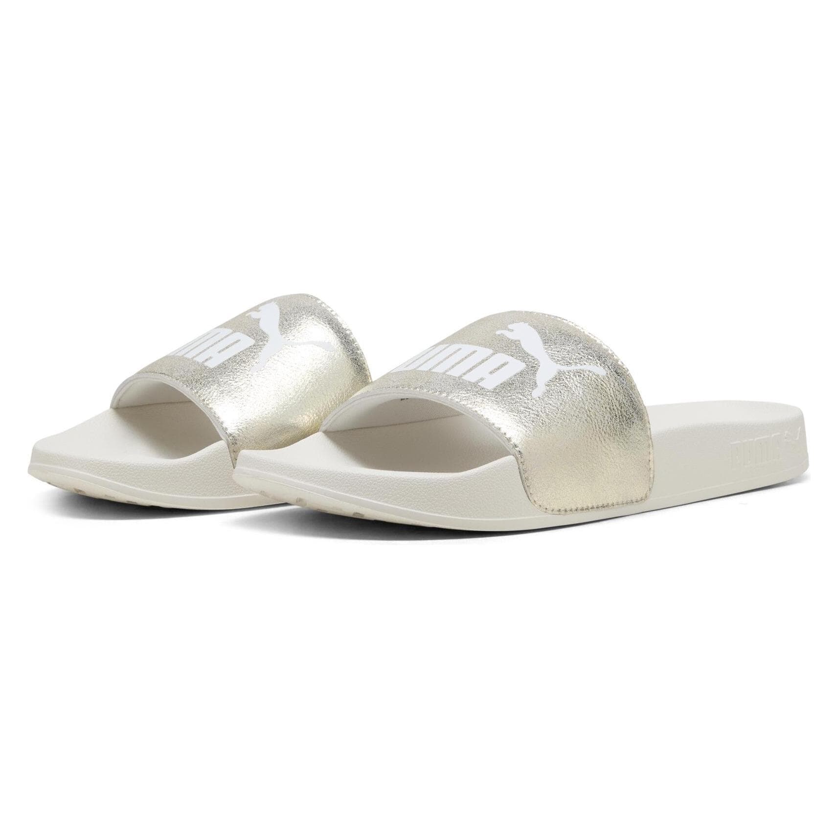 Puma, Damen, Sandalen, Leadcat 2.0 Metallic Whisper, Weiss, Gold, (42)