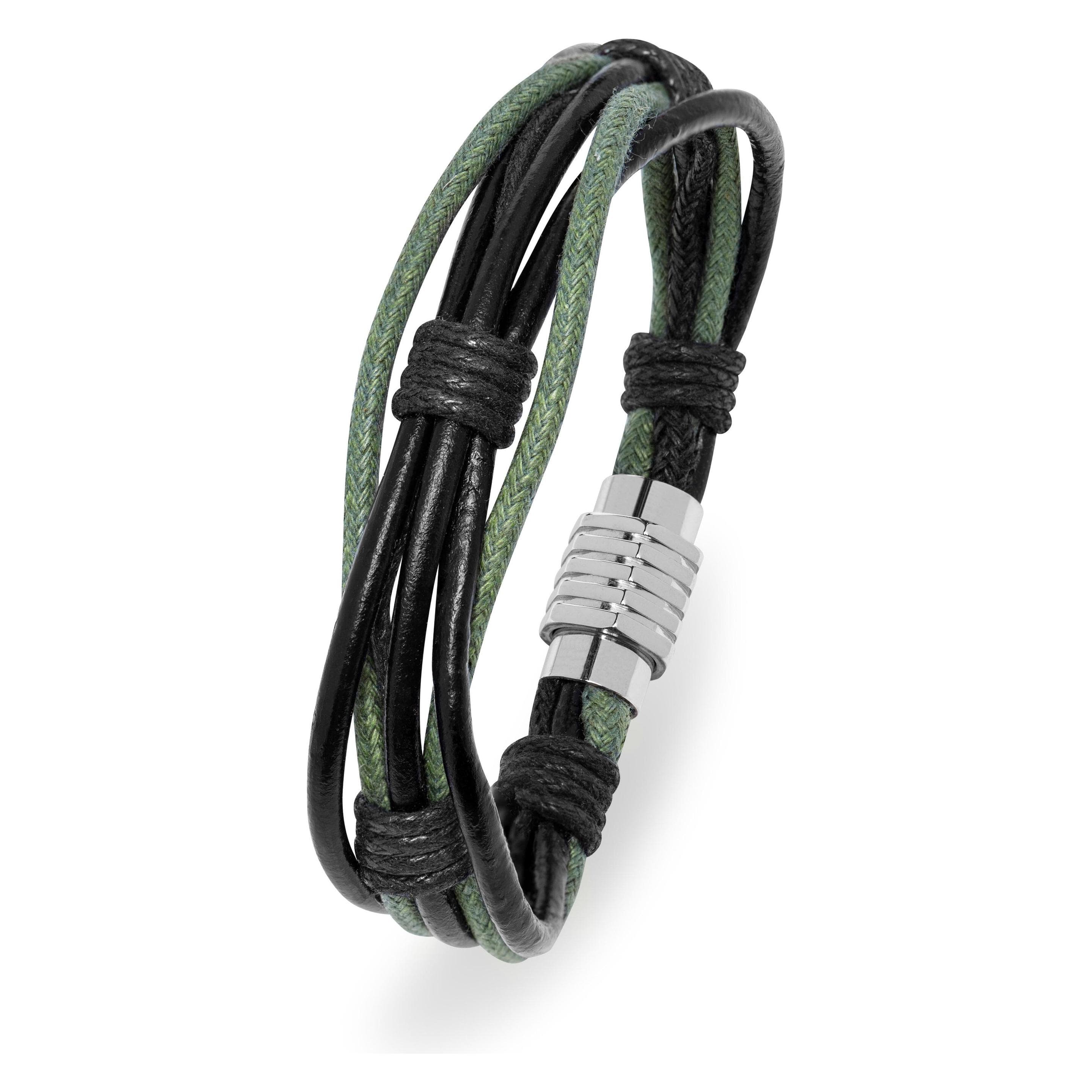 Trolli, Armschmuck, Troli -ack and green men 's bracelet (M)