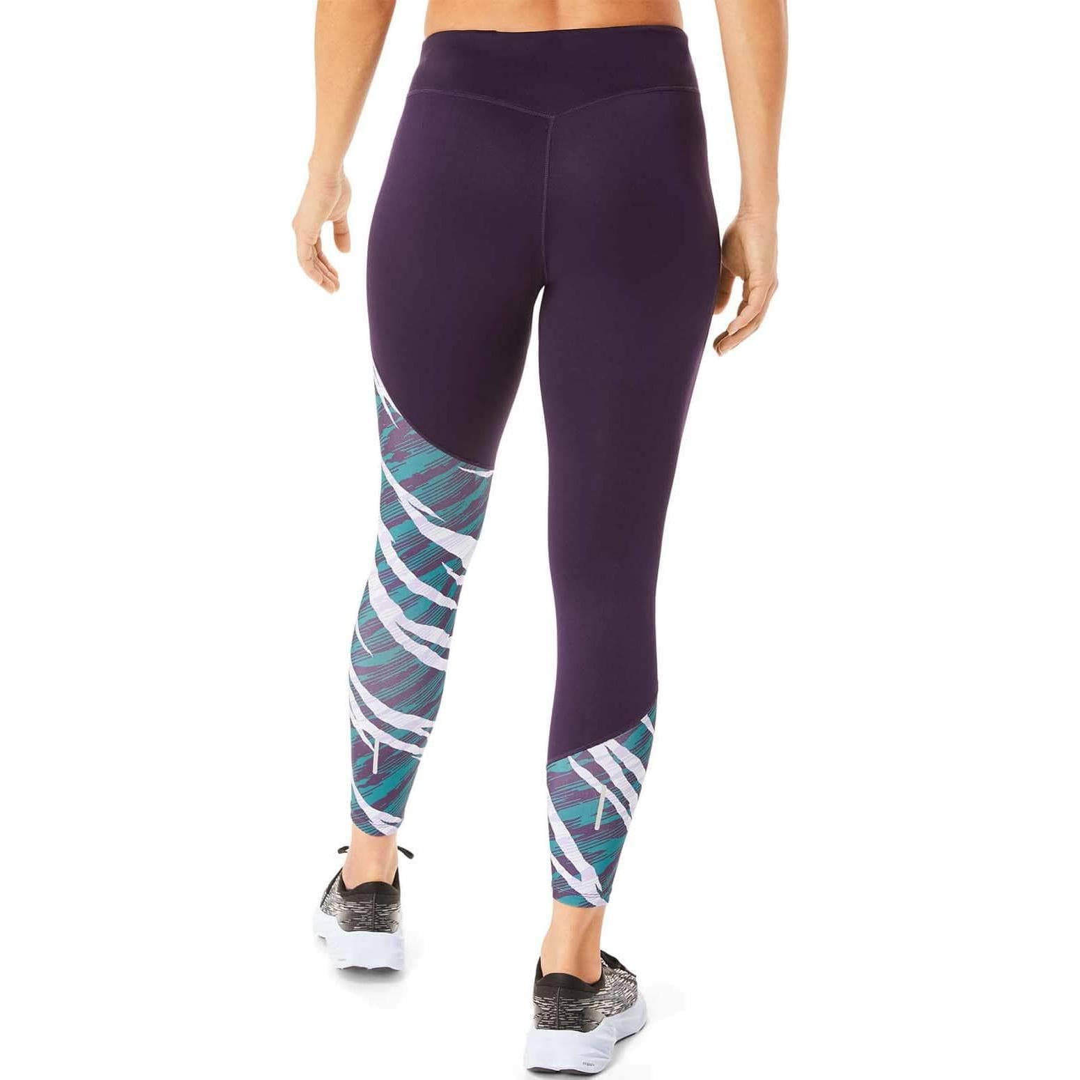 ASICS Performance, Damen, Tights, Wild Camo 7/8 (S), Blau
