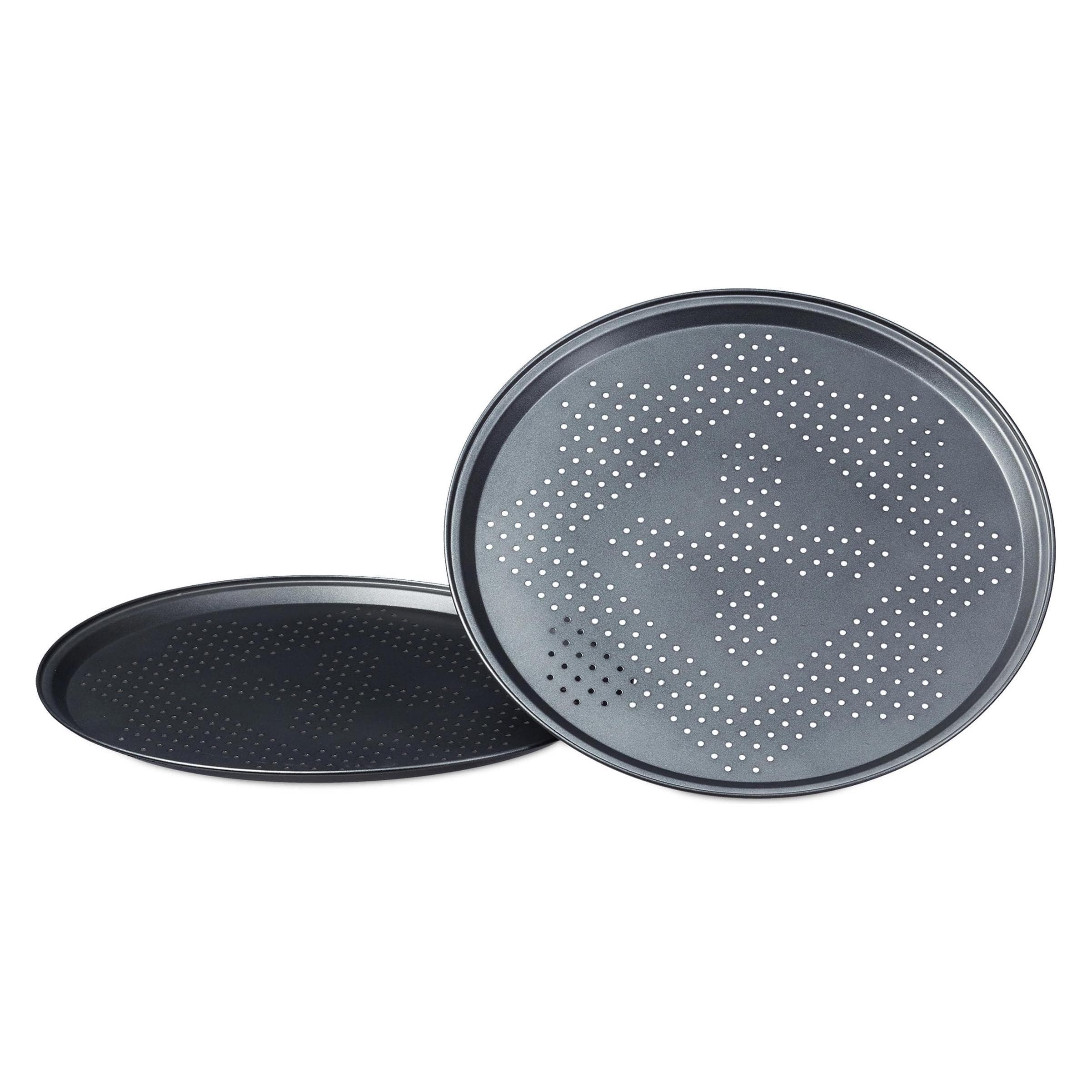 Relaxdays, Pizza Zubehör, Pizzableche Set