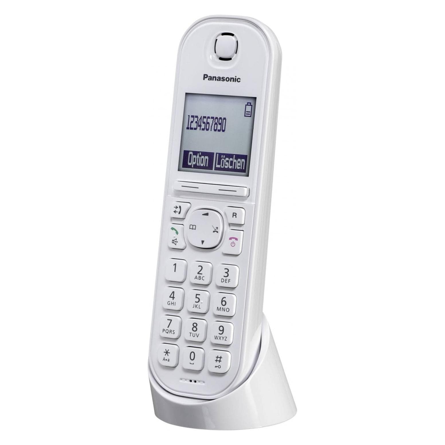 Panasonic KX-TGQ200GW, Telefon, Weiss