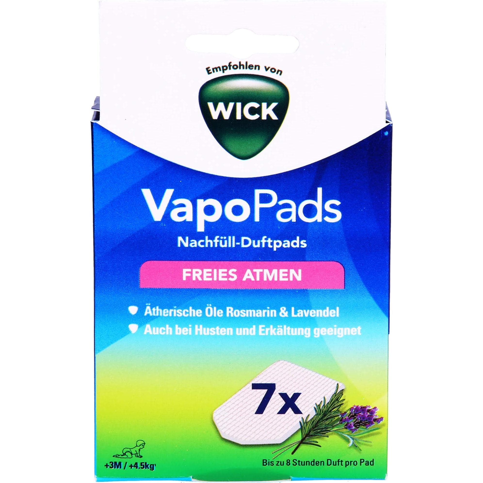Wick WBR 7 Lavendel Vapo Pads, Zubehör Luftbehandlung