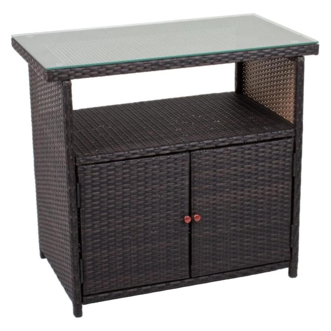 Garden Pleasure, Gartenhaus + Gartenschrank, Gartenregal Kommode Poitiers caffe
