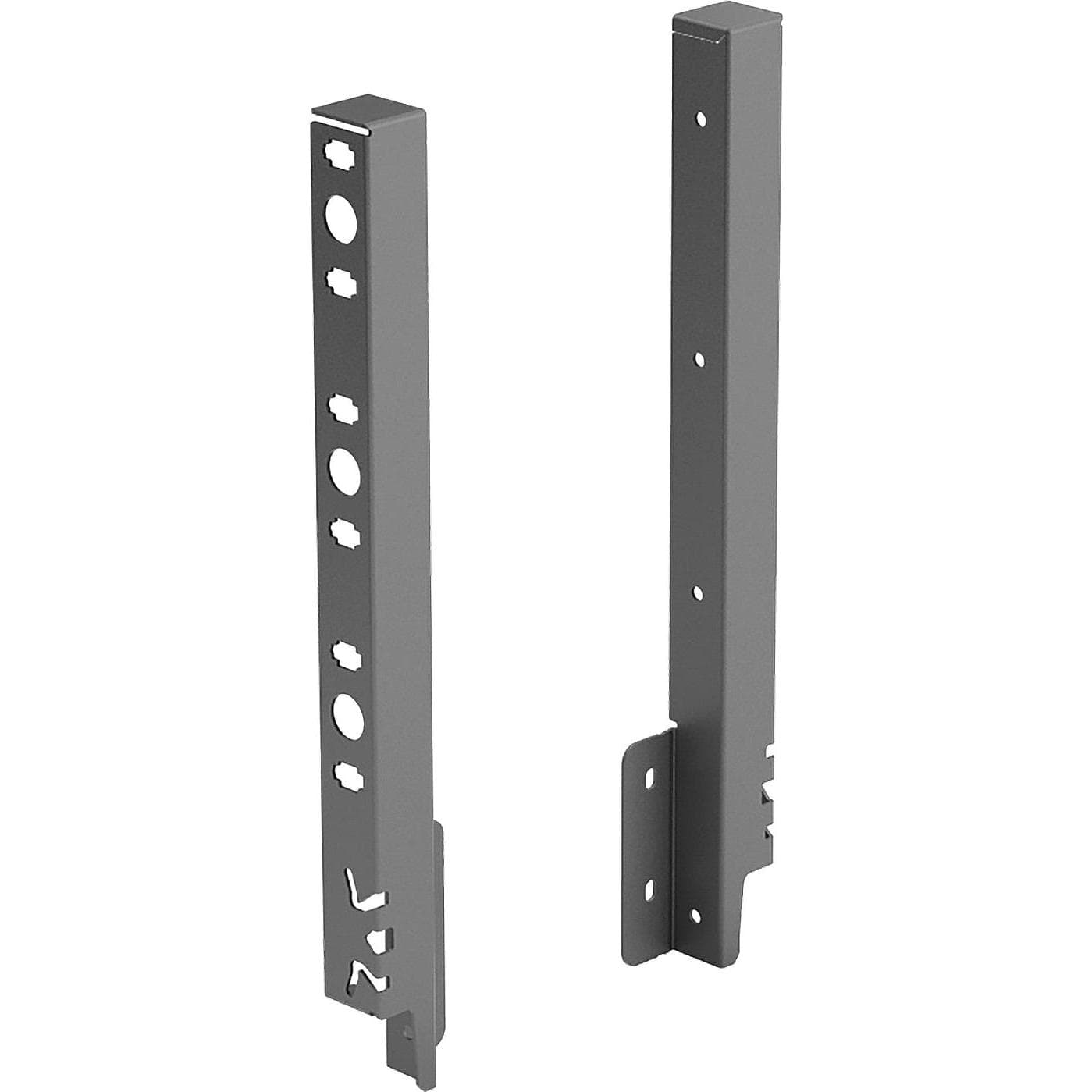 Hettich, Möbelausstattung, Rückwandverbinder-Set ArciTech anthrazit (1 Stk.)